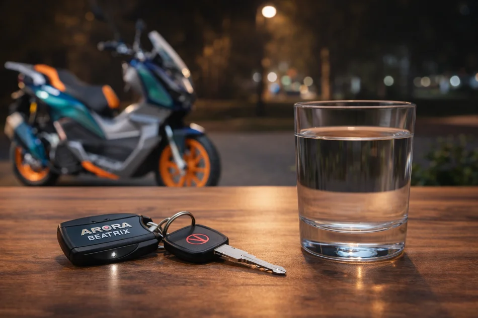 <span>Do Not Drive</span> a Vehicle Under the Influence of Alcohol